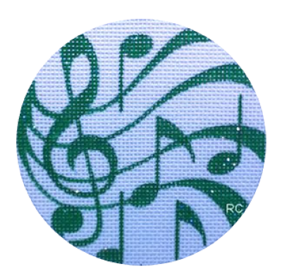 HO683 - Music Ornament - Green