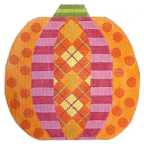 HW128A - Pumpkin Patchwork - Argyle