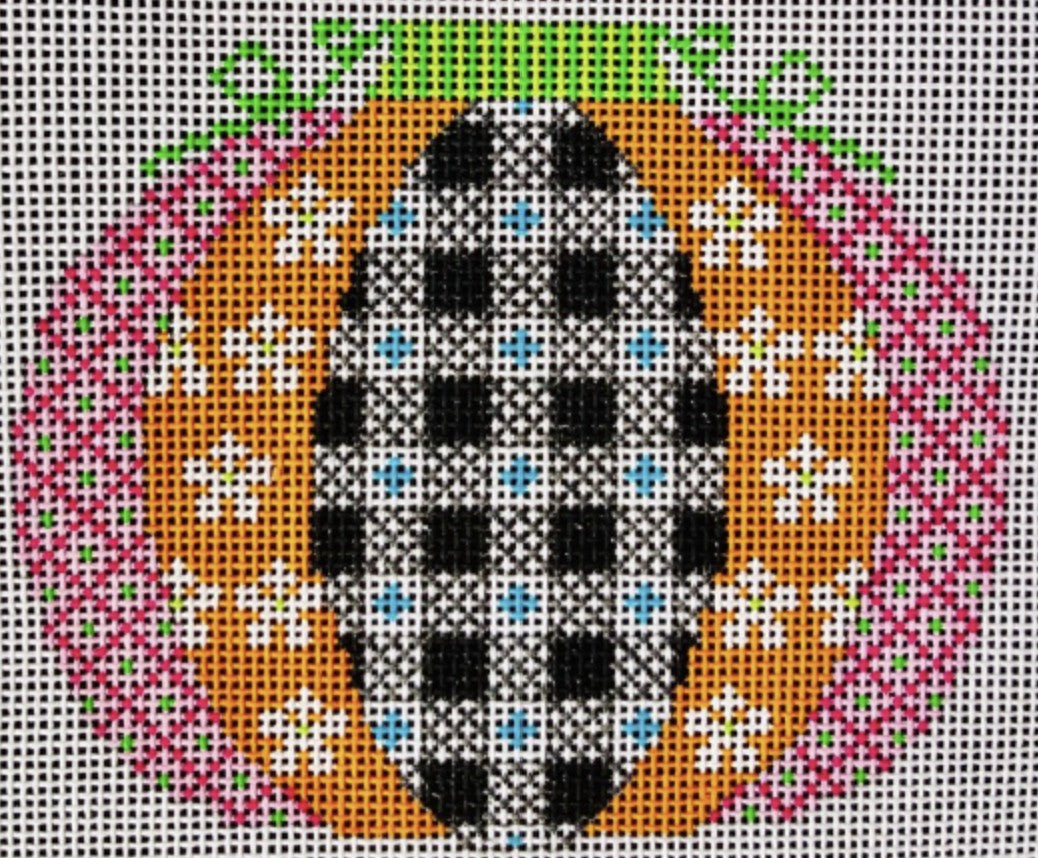 HW146-1 - Pumpkin Patchwork Mini - Gingham