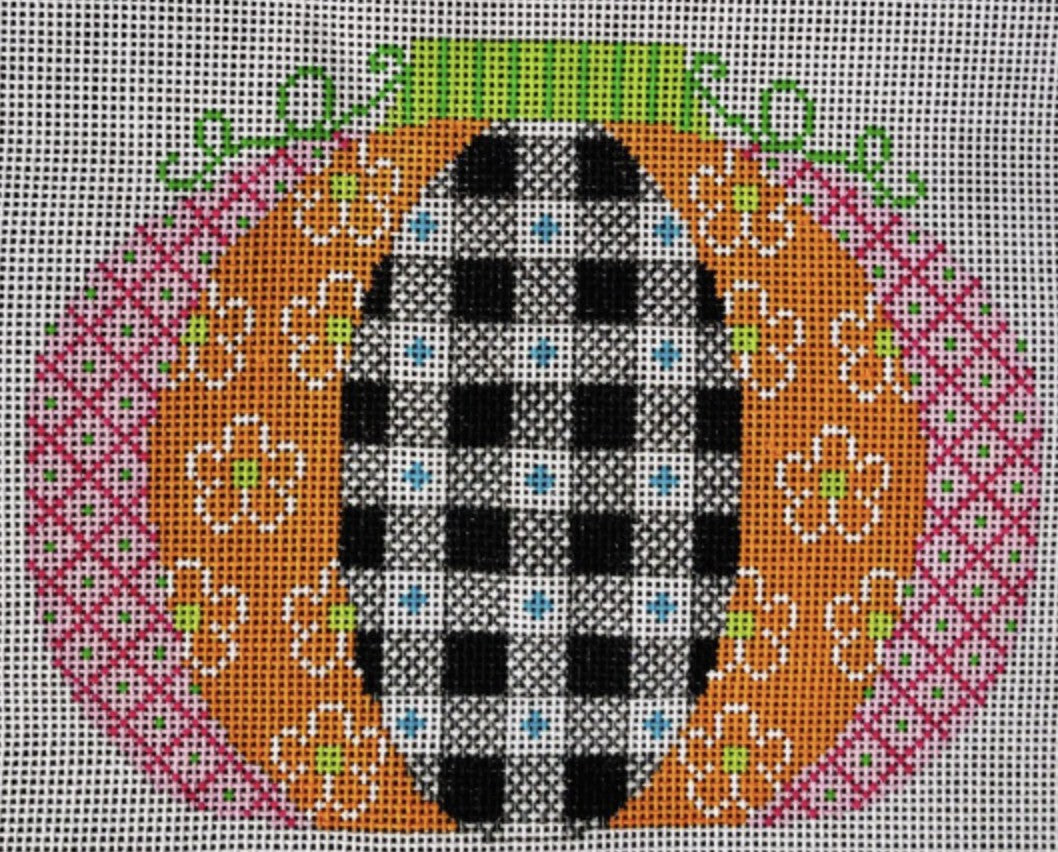 HW146 - Pumpkin Patchwork - Gingham