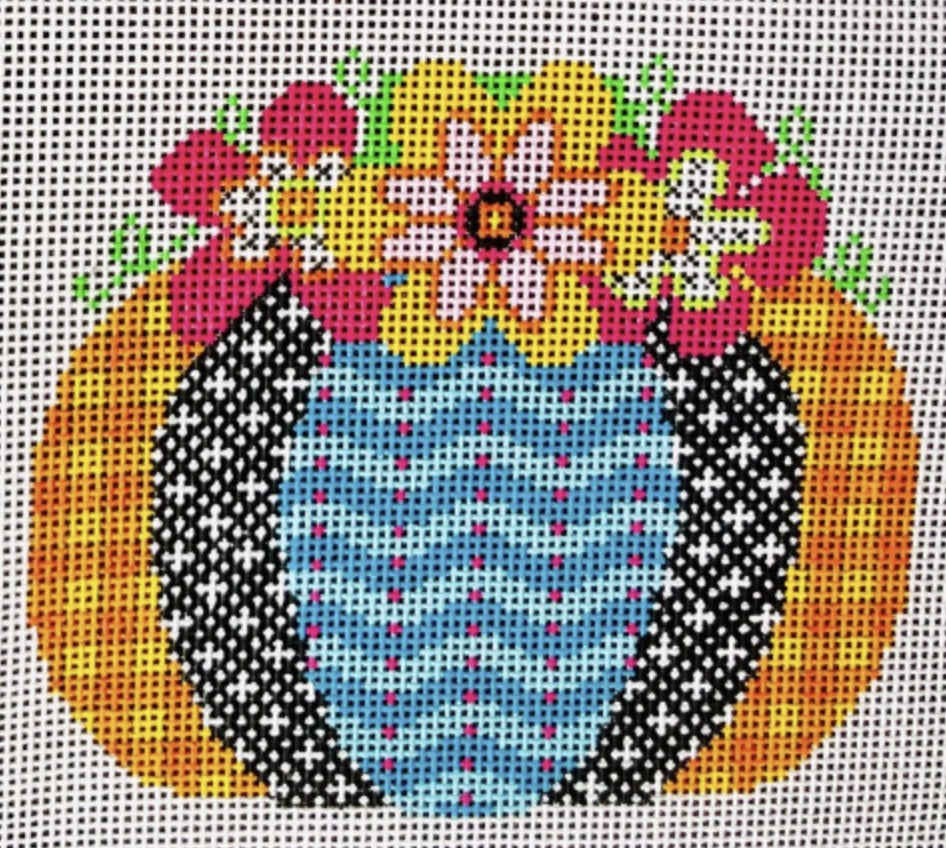 HW147A-1 - Pumpkin Flower Patch Mini - ZigZag