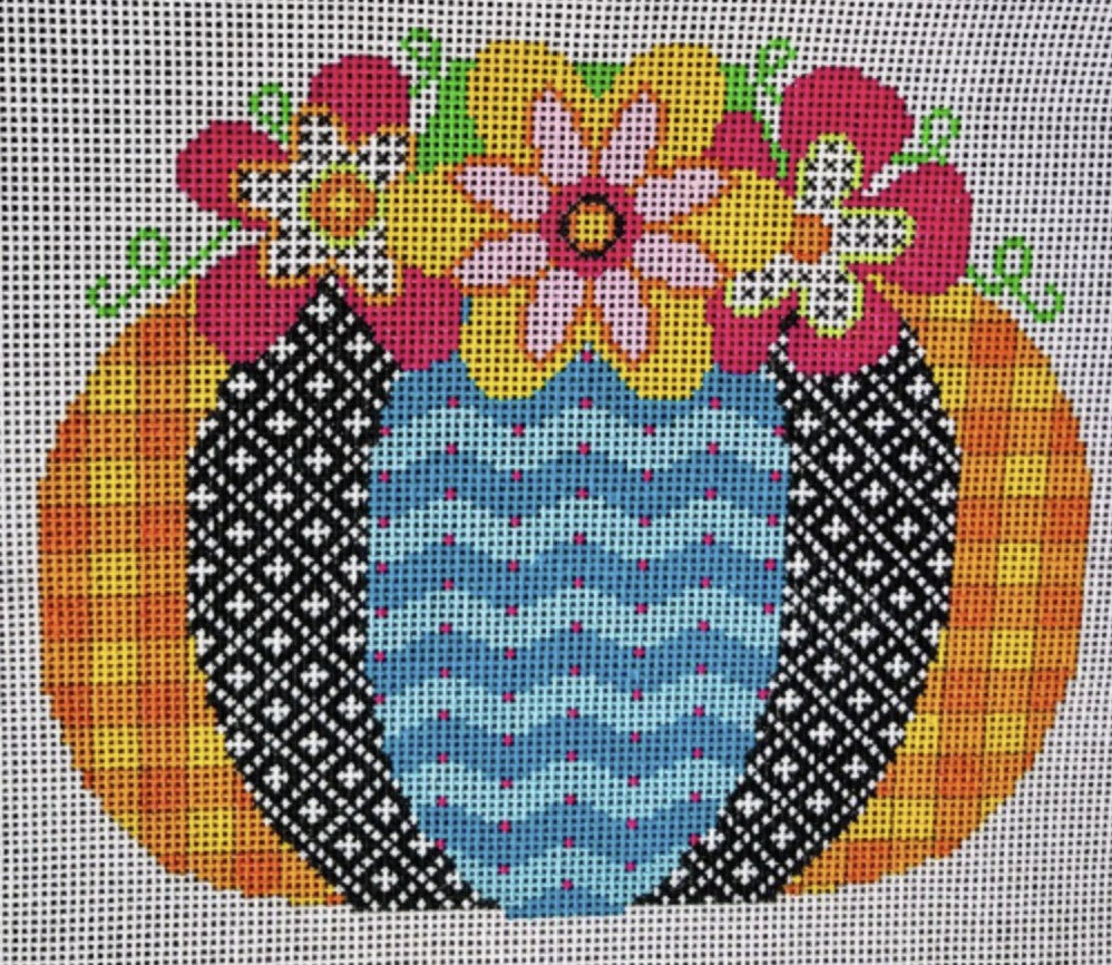 HW147A - Pumpkin Flower Patch - ZigZag