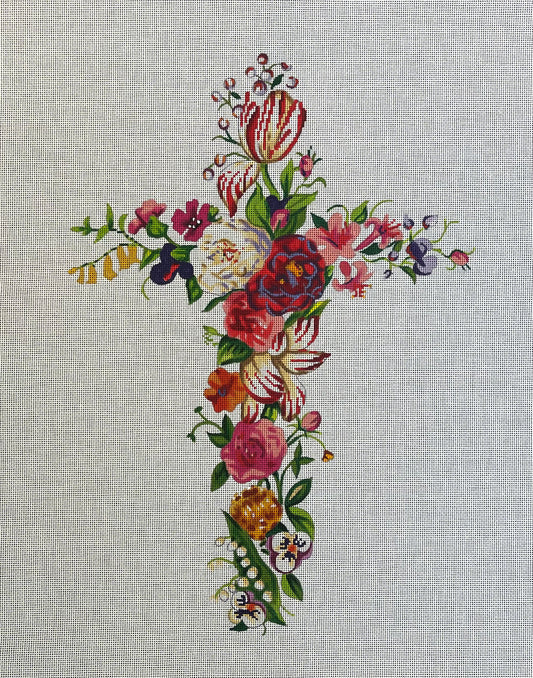 IF242 - Floral Cross