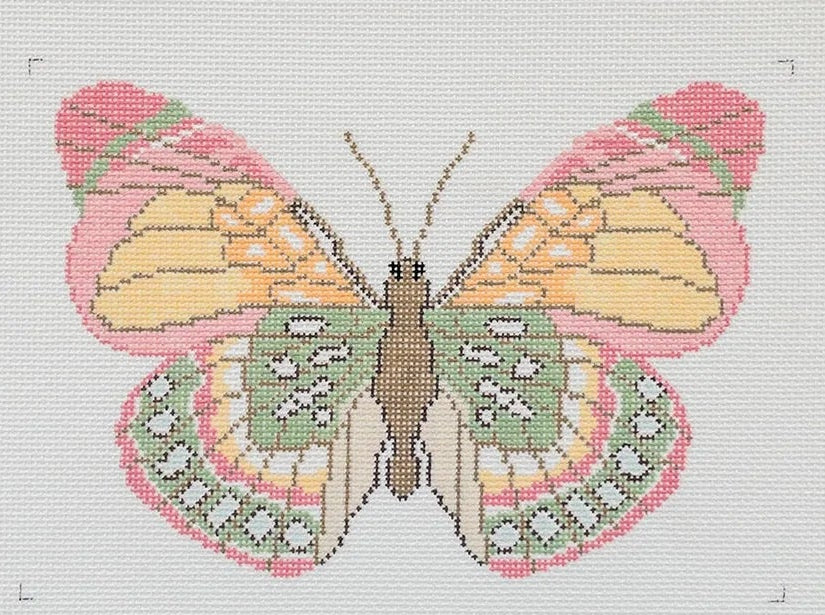 IKS-2006C - Large Butterfly - Pink and Green