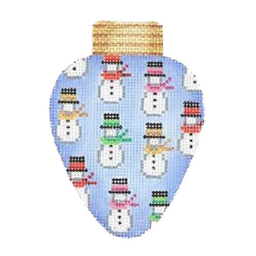 BB 2814 - Christmas Light - Blue with Snowmen