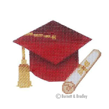 BB 6062-A - Graduation Cap - Red