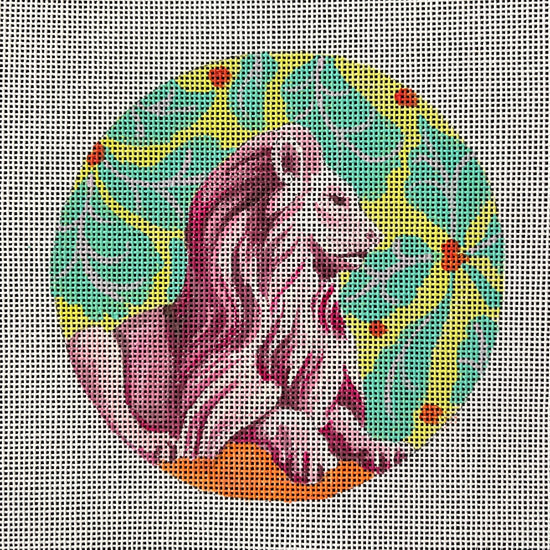 IN806 - Pink Lion w Floral