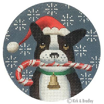 KB 067 - French Bulldog Xmas Circle