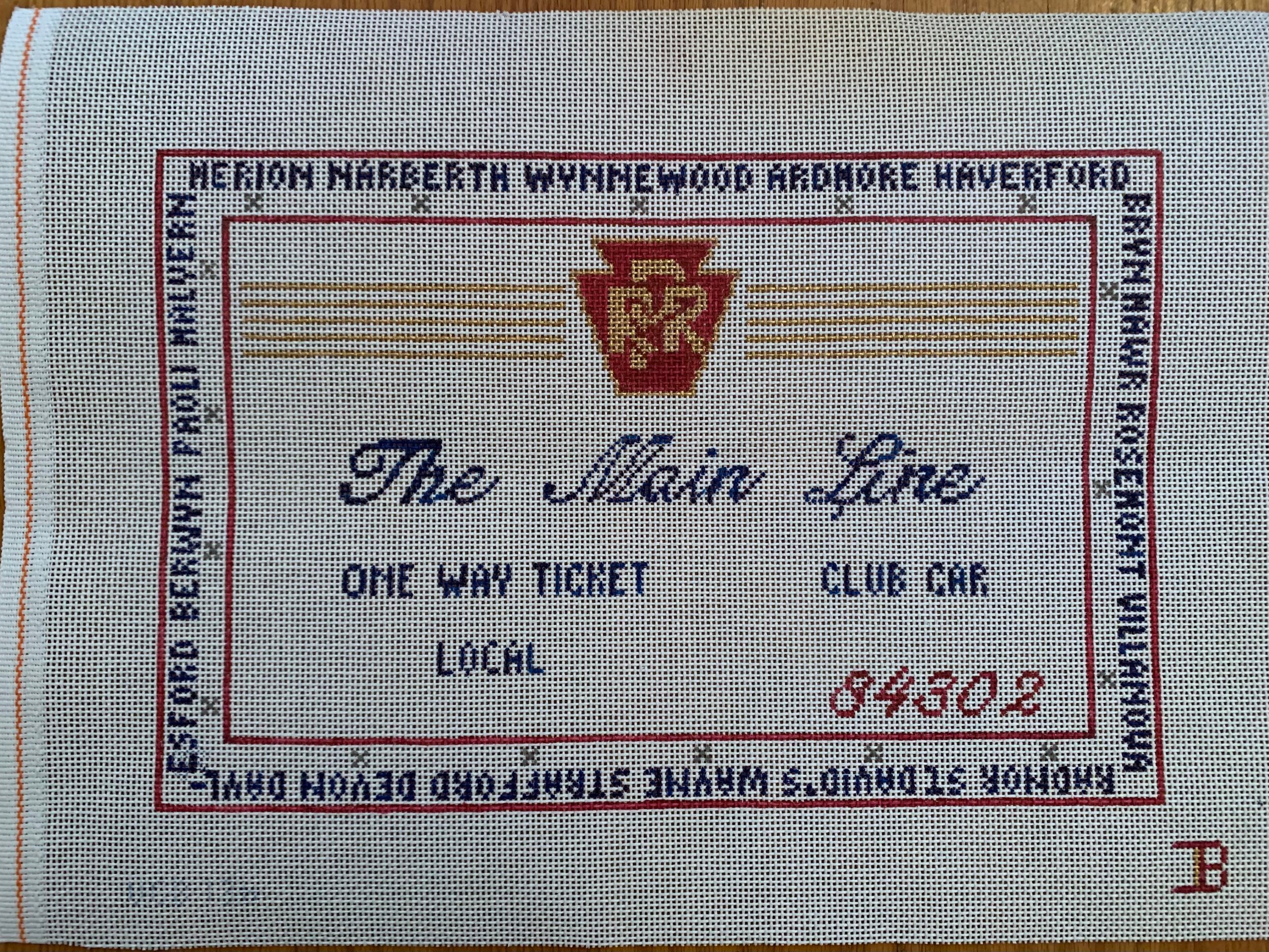 Main Line Ticket Stub