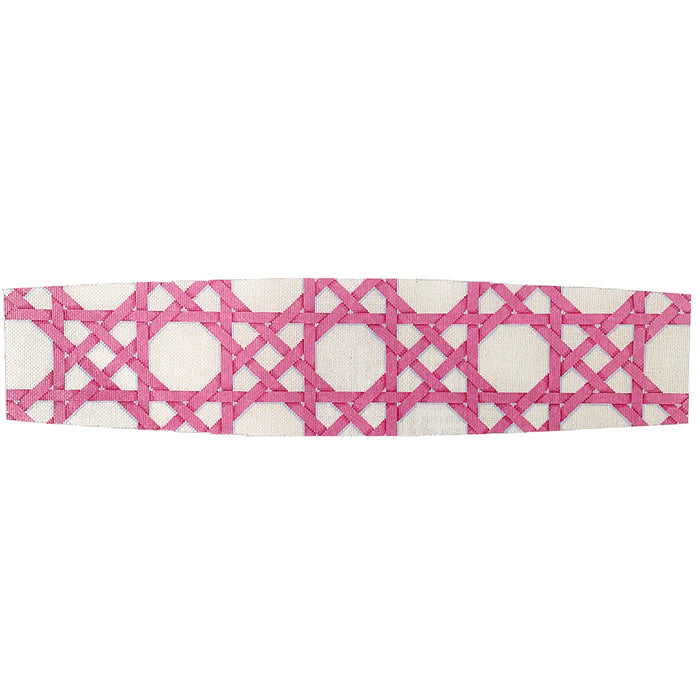 AT CB502P - Pink/White Caning Pattern Cummerbund