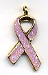 1367 - Pink Ribbon Charm