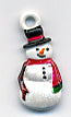 1561 - Snowman Charm