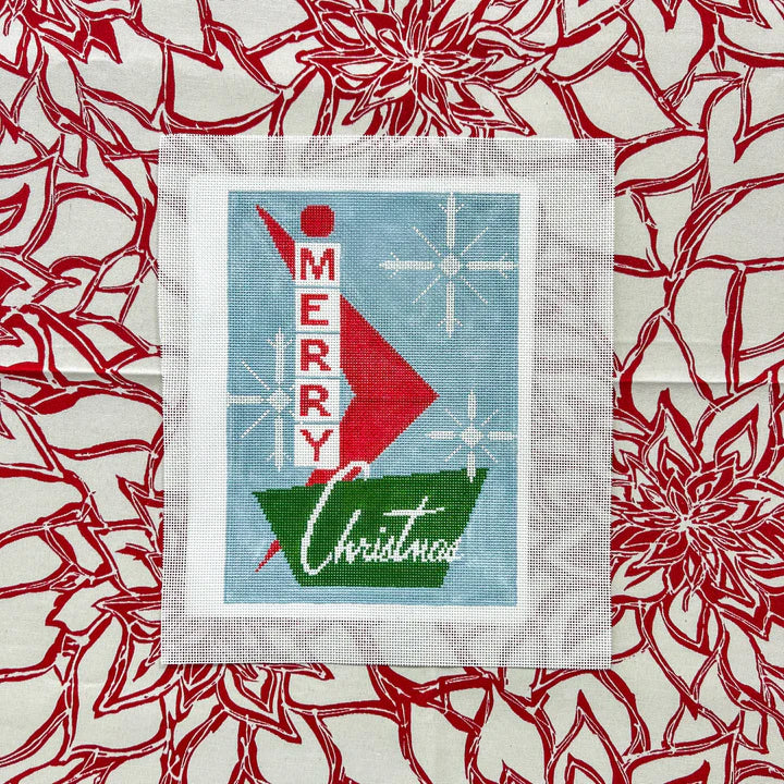 KICH57 - Retro Merry Christmas Sign