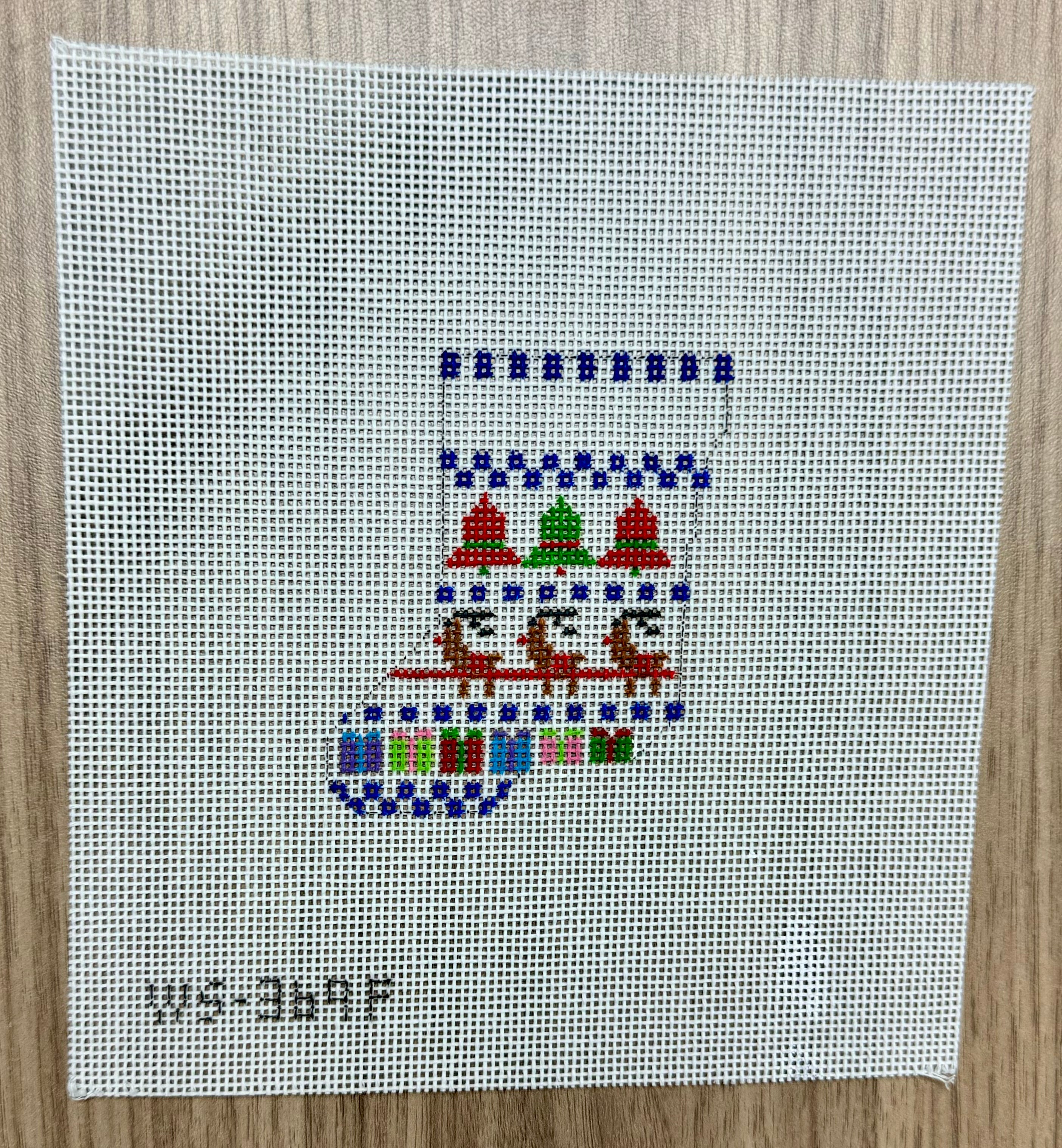 WS369F - Reindeer and Bell Mini Sock