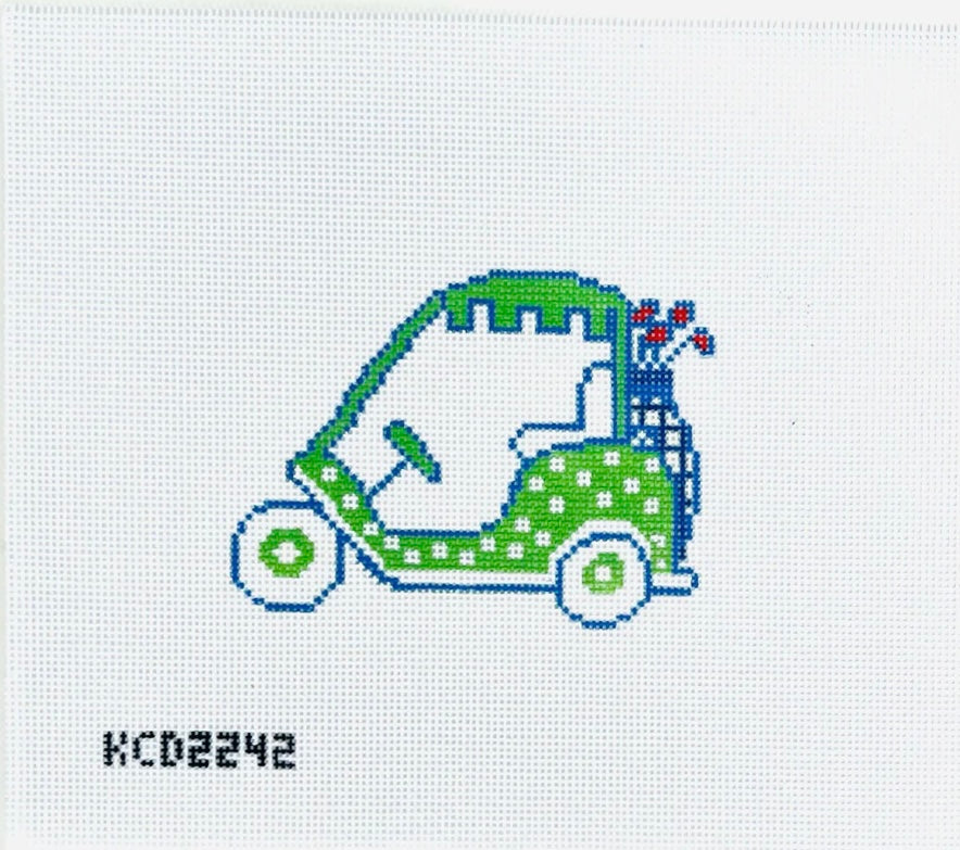 KCD2242 - Green Golf Cart