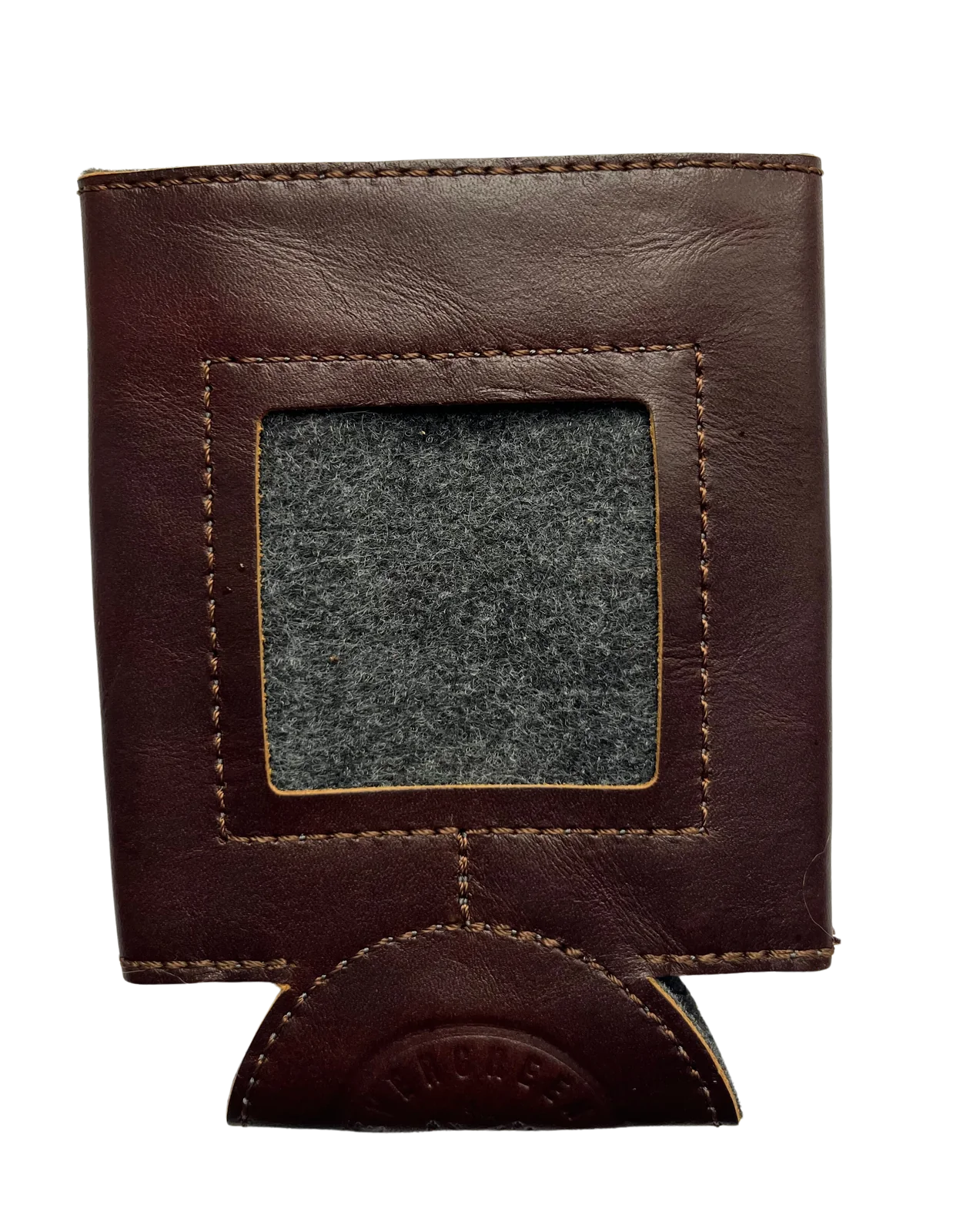Self-Finishing Leather Can Cozy  - Standard Can