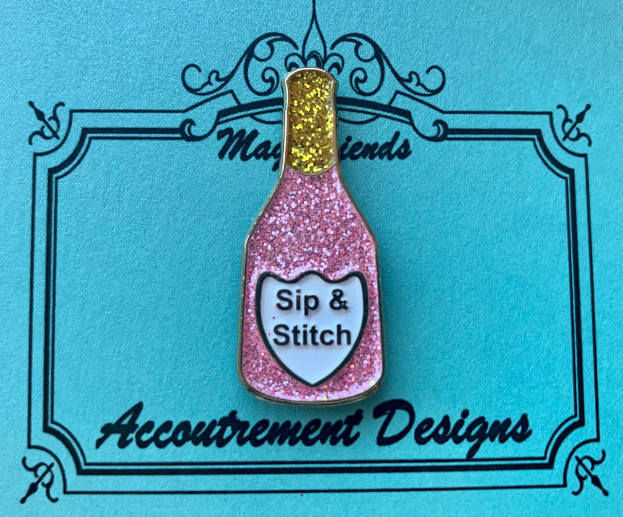 Sip & Stitch Bottle Needle Minder