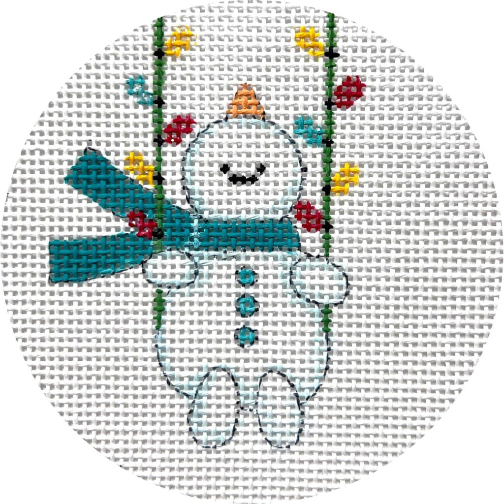 AP X586 - Snowman on Swing