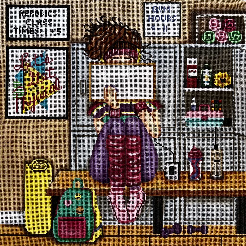 GE-P369 - Let’s Get Physical Stitching Girl