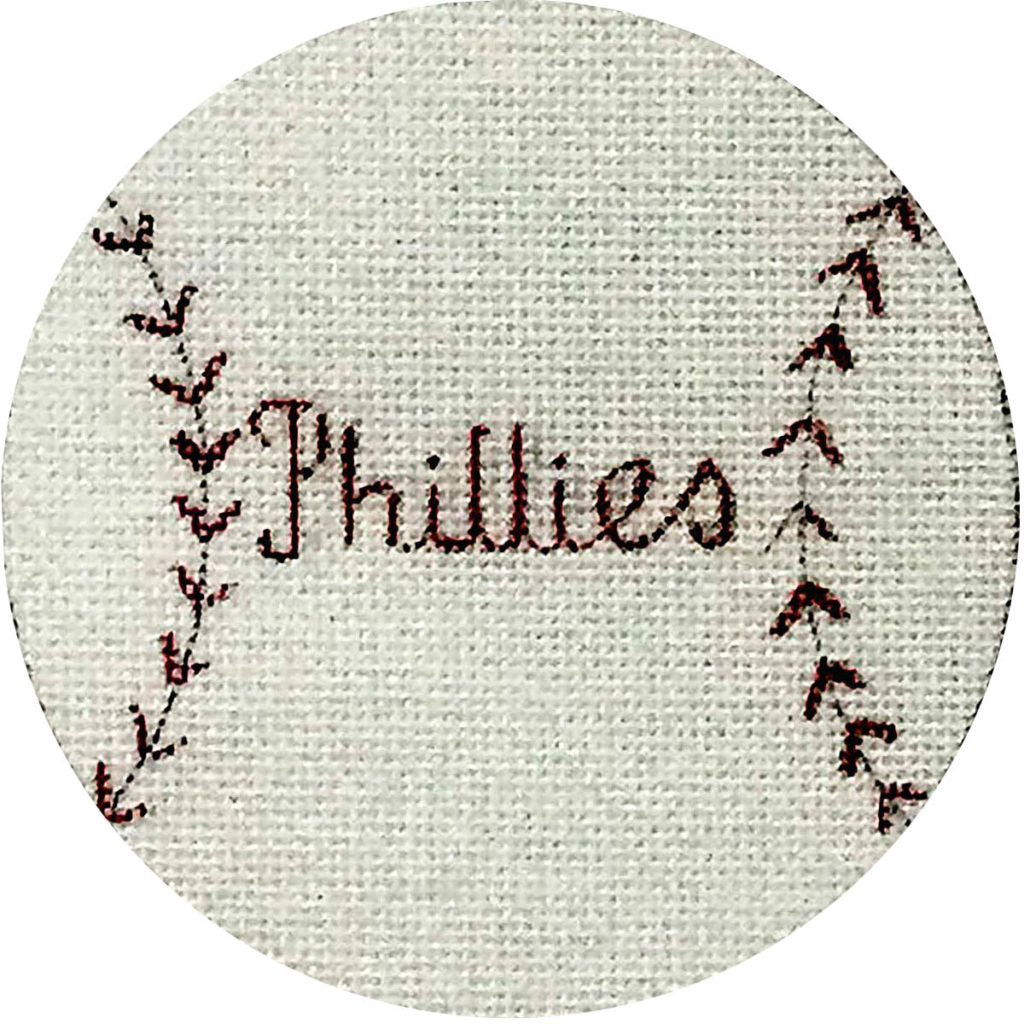 AP X482 - Phillies Baseball Ornament