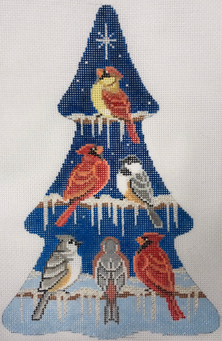 AP 4158 - Birds Christmas Tree Shape