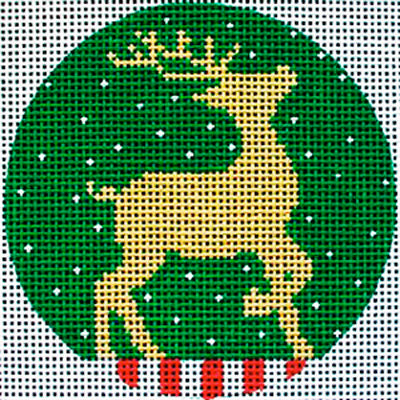 4370 - Gold Reindeer
