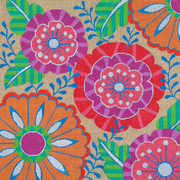 25017 - Desert Spokes Floral Large