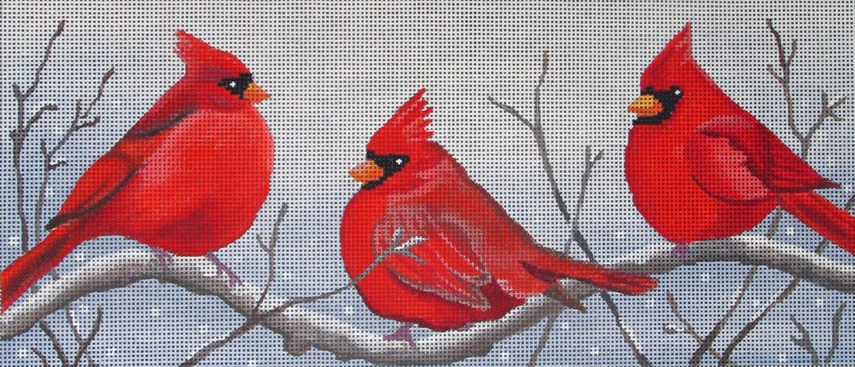 26047 - Three Cardinals in Snow