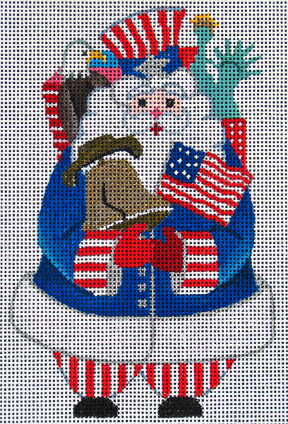 DF102 - Patriotic Santa