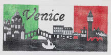 AB320D - Black and White Venice Cityscape Insert