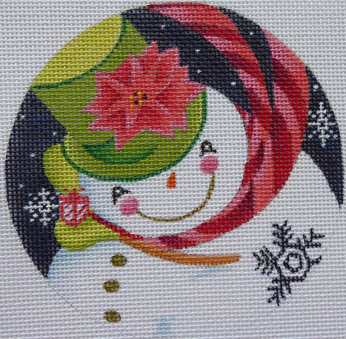 GA-X5 - Poinsettia Snowman