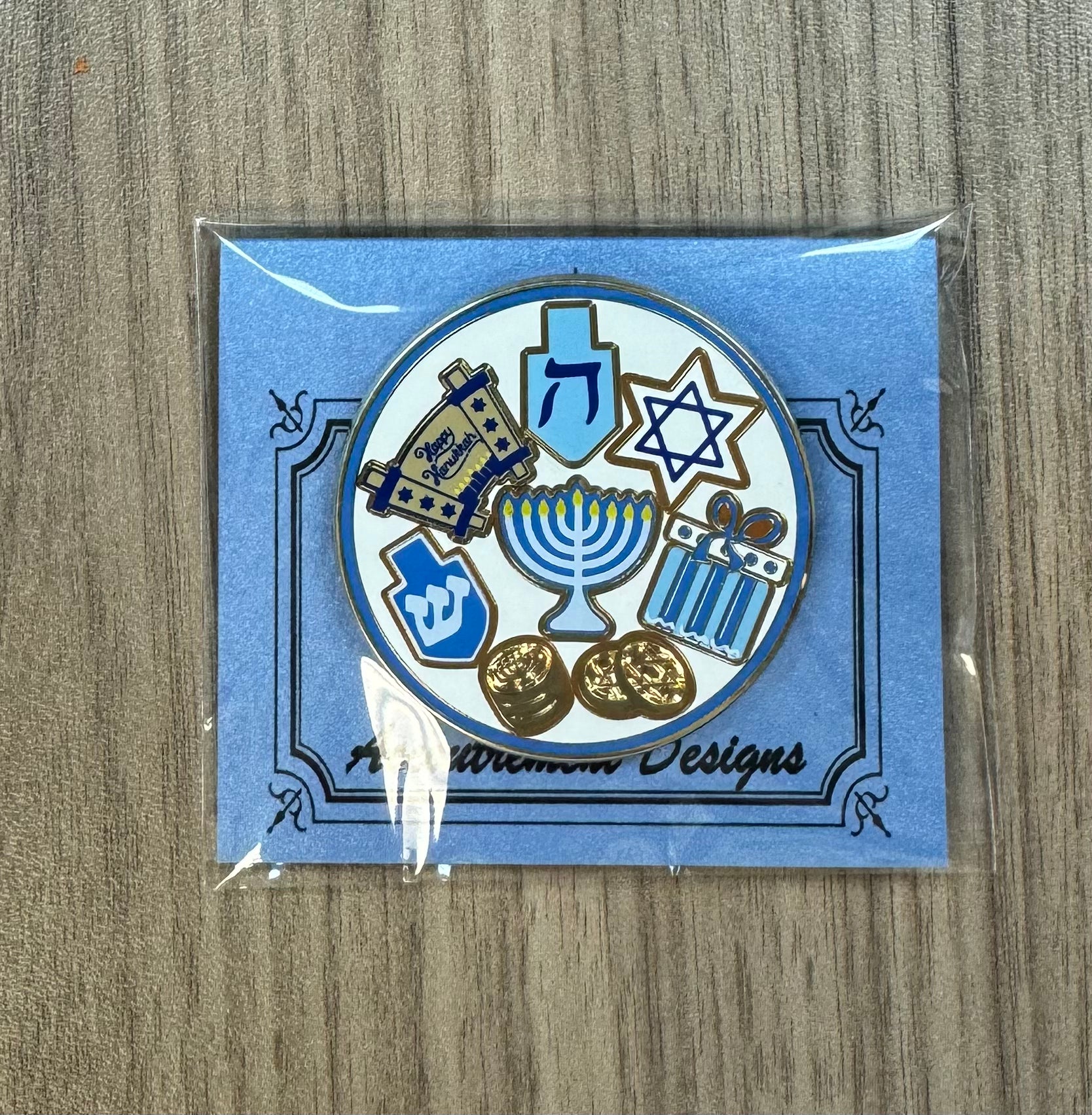 Hanukkah Cookie Plate Needleminder