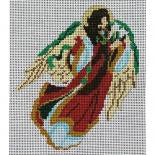 JX38 - Red Robed Angel with Lilies