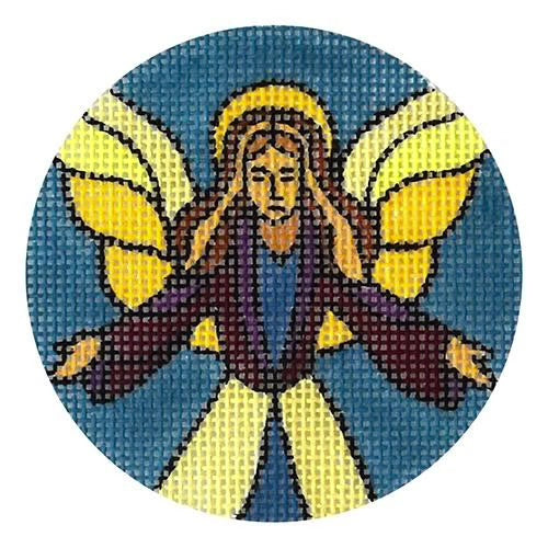 JTM-R21 - Stained Glass Angel Ornament