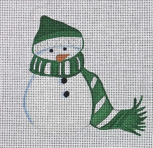 SB-X4 - Snowman Green Scarf - Stan