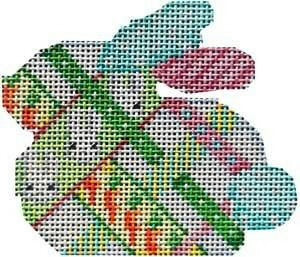 AT BR312 - Diagonal Woven Ribbon Bunny