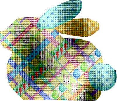 AT BR803 - Diagonal Woven Ribbon Bunny