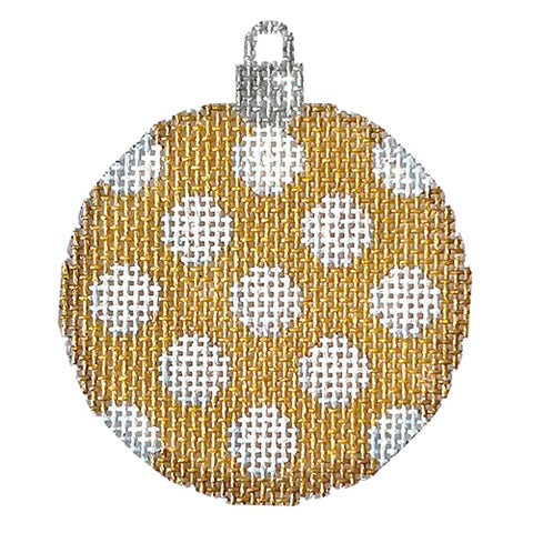 AT CT1481WG - Coin Dot Mini Ball - Gold with White Dot