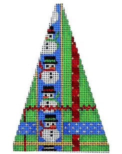 AT CT1613 - Snowman Woven Mini Tree