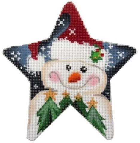 AT CT1704 - Snowman and Trees Star