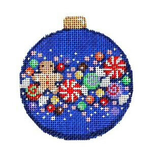 AT CT1809 - Gingerbread Confetti Ball Ornament