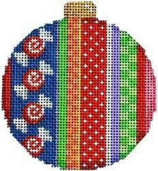 AT CT1812A - Merry Stripe Ball Ornament