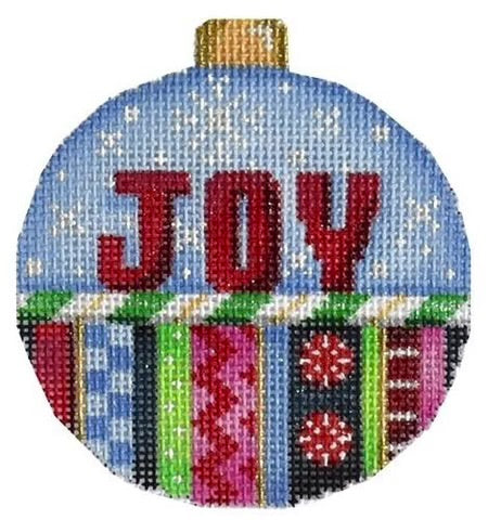 AT CT1822 - Joy Stripes Ball Ornament