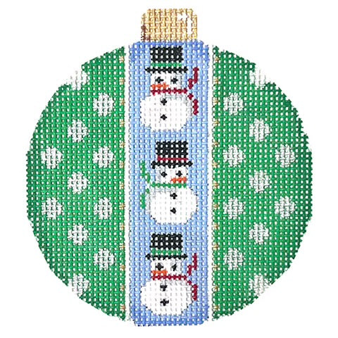 AT CT1827 - Snowman Dots Ball Ornament