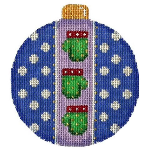 AT CT1828 - Mittens Dots Ball Ornament