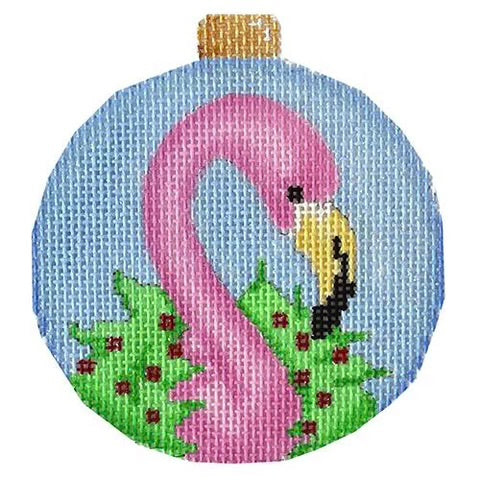 AT CT1834 - Flamingo Wreath Ball Ornament