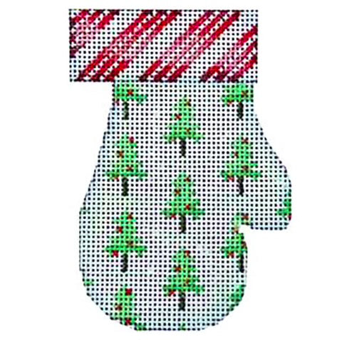 AT CT1852 - Candy Cane Trees Mitten