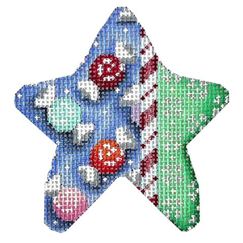 AT CT2023 - Candy Cane Snowflakes Mini Star