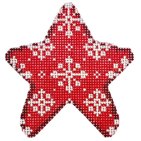 AT CT2031R - Red Snowflakes Mini Star