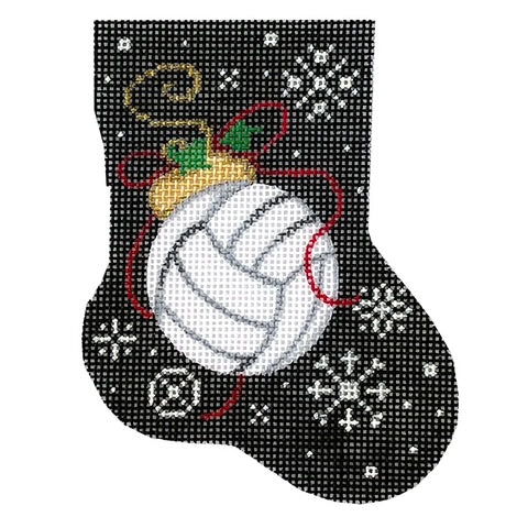 AT CT689G - Volleyball Mini Sock Ornament